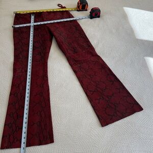 Leather pants Size 11 low waist DKNY